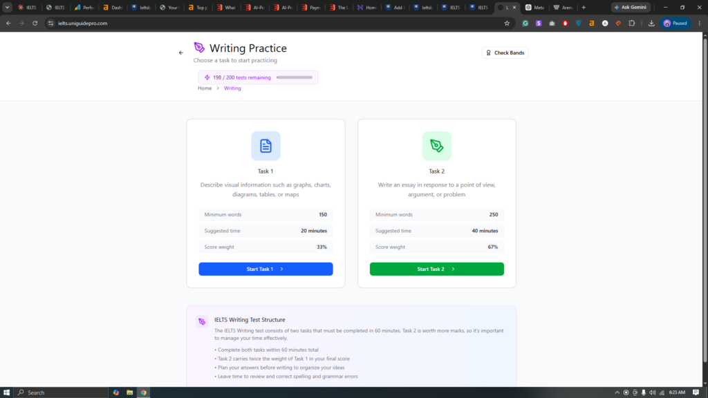 IELTS Academic Writing Task 1 Report Checker